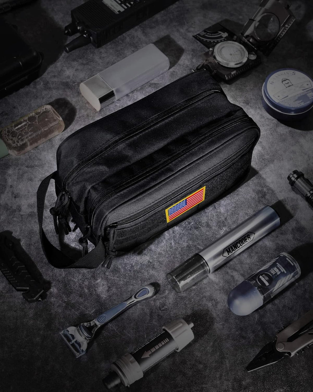Tacticism Travel Toiletry Bag for Men