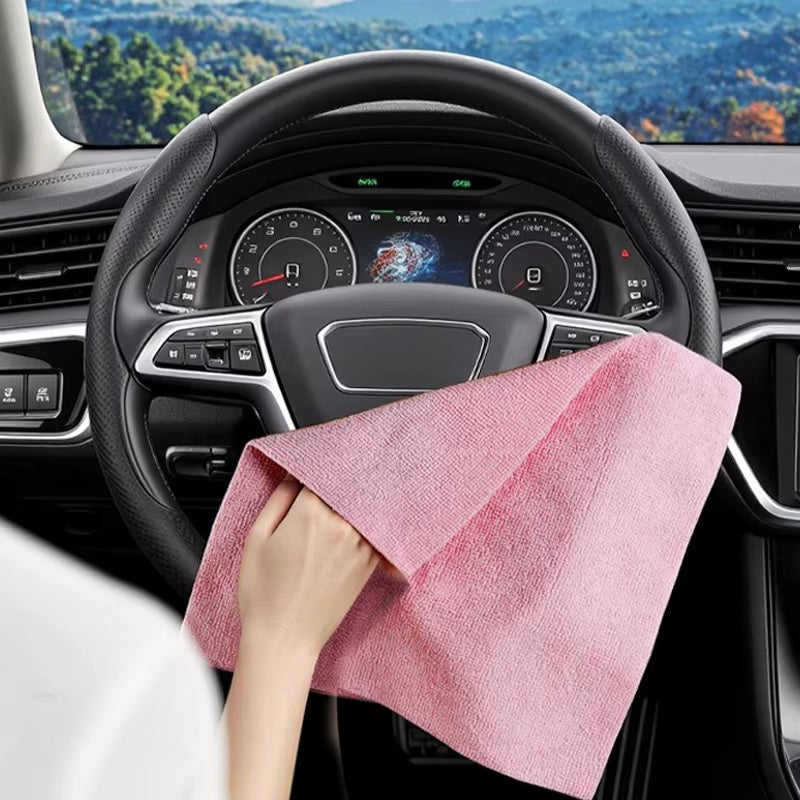 SEAMETAL Microfiber Cleaning Wipes for Car, Household, and Kitchen – 20 Sheets per Roll